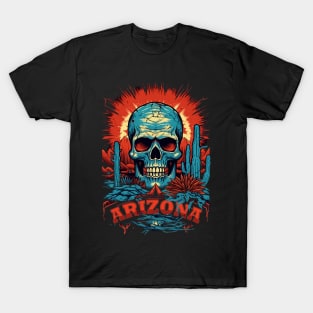 Arizona - Skull T-Shirt